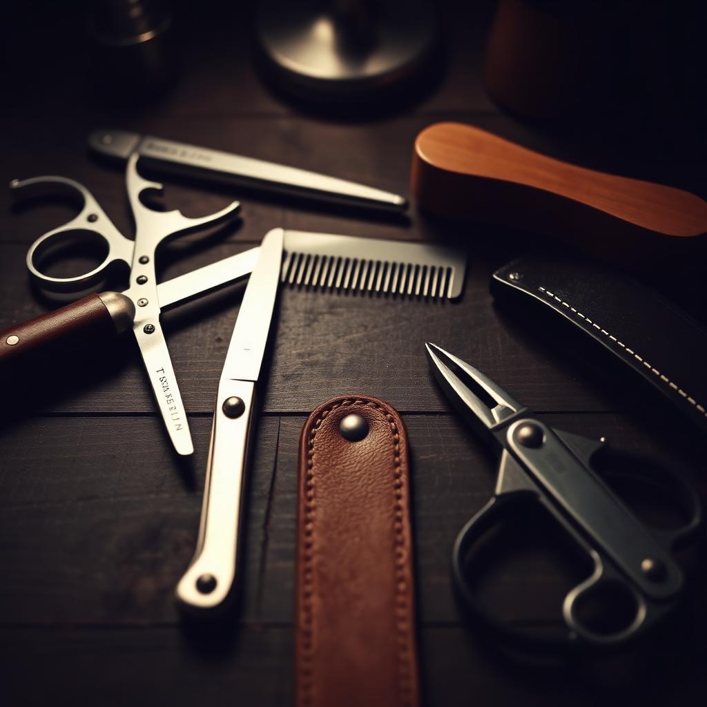 Premium barber tools at Vippercuts