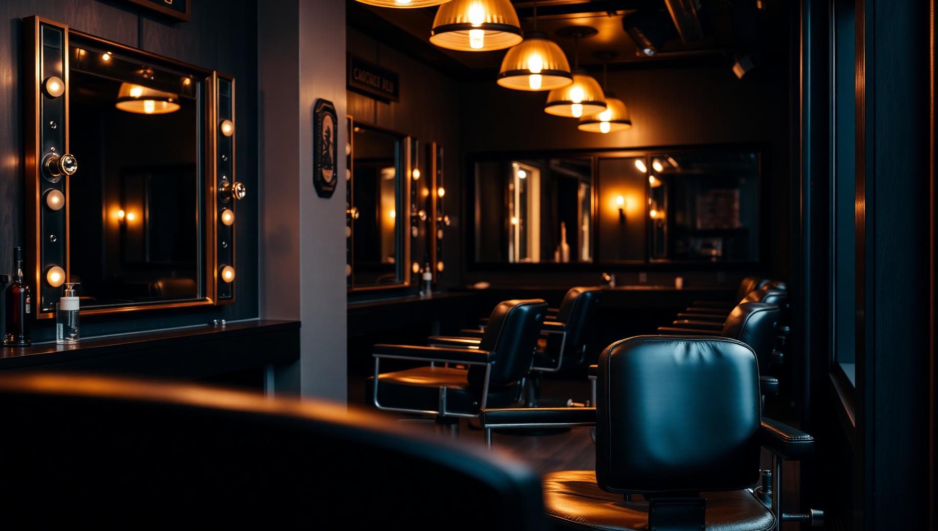 Vippercuts barbershop interior in Tartu